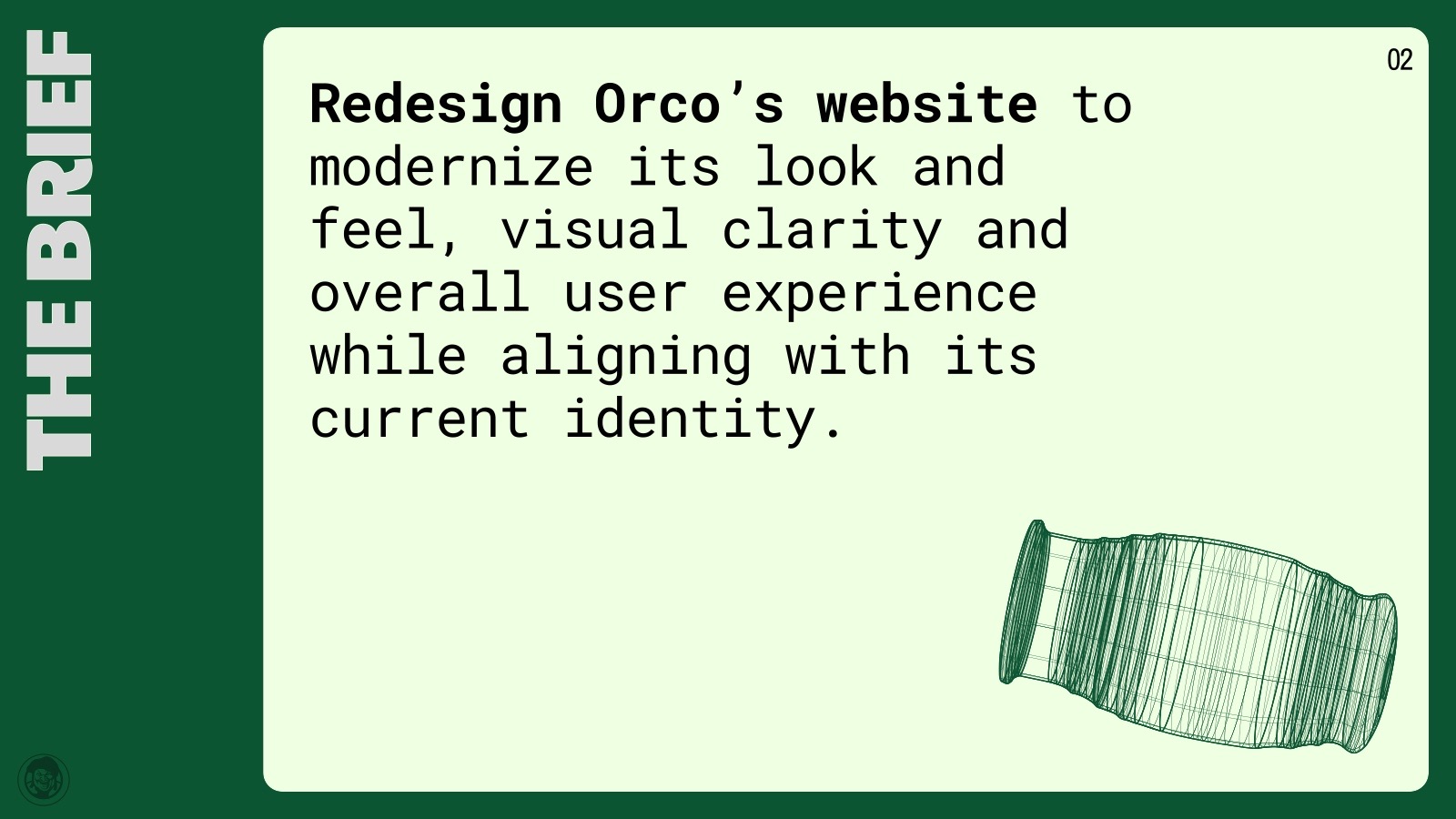 The brief: redesign Orco’s website to modernise its look and feel, visual clarity and overall user experience while staying aligned with its identity.