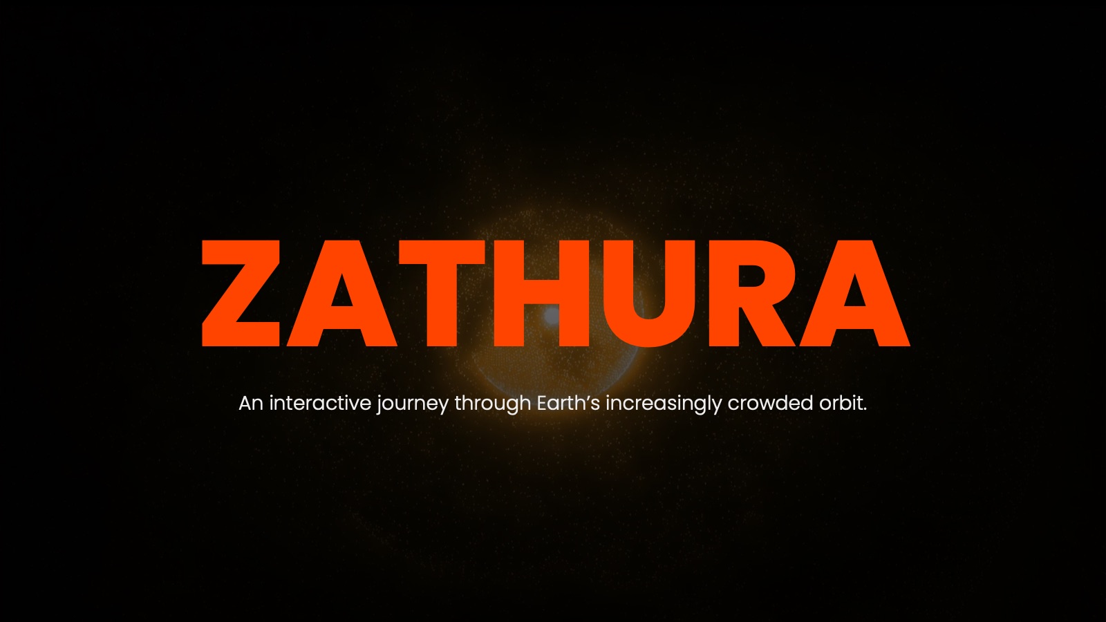Zathura: an interactive journey through Earth's increasingly crowded orbit.