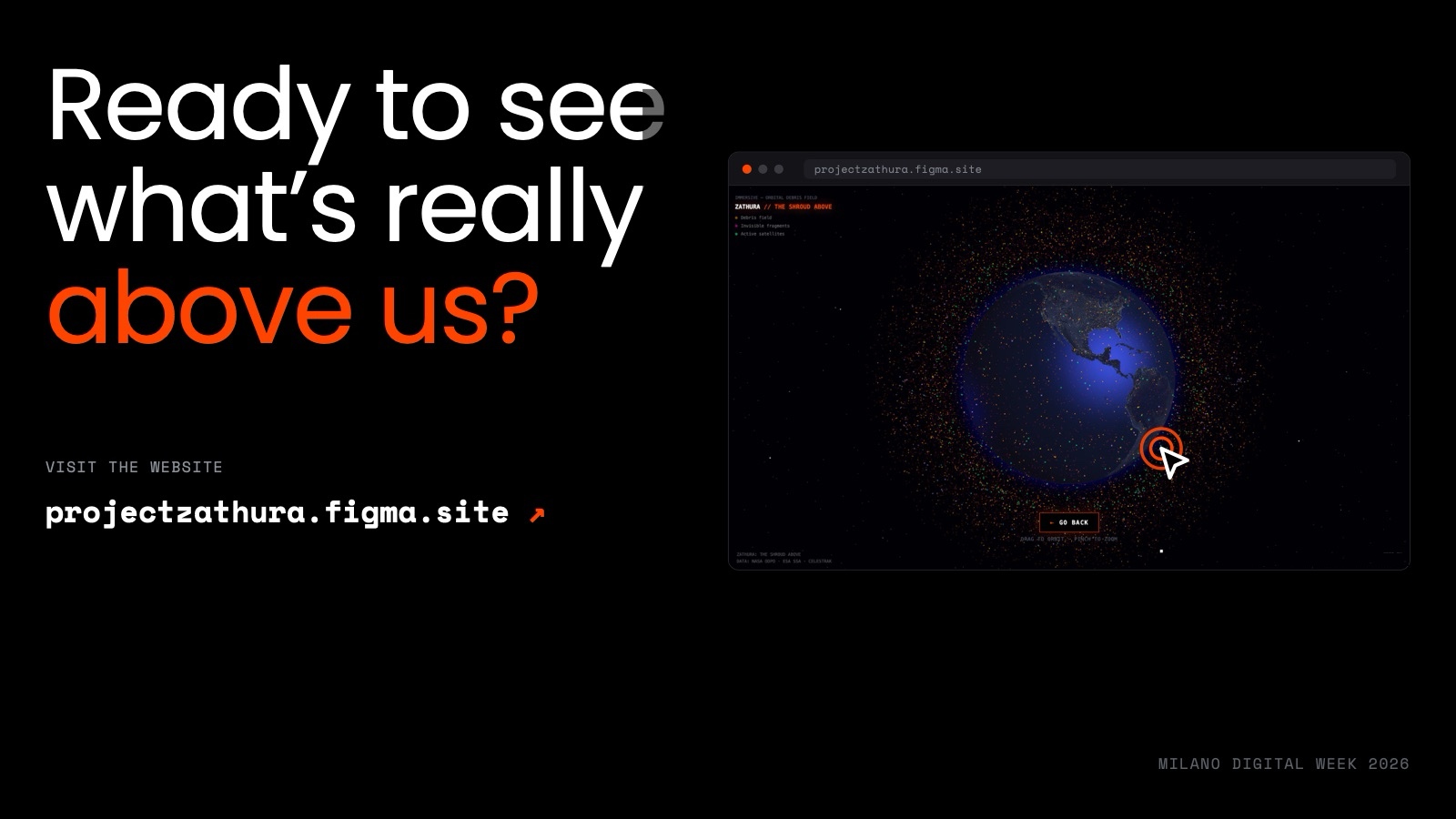 Ready to see what's really above us? Visit projectzathura.figma.site.