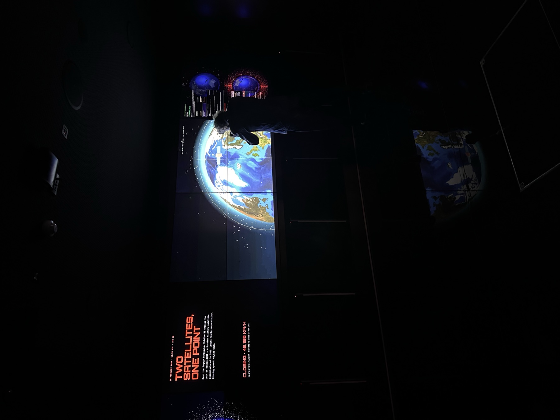Two satellites, one point: the 2009 Iridium–Kosmos collision.